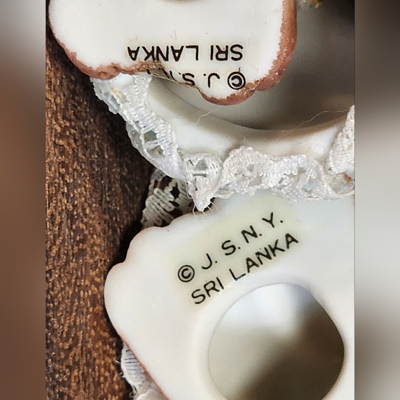 7 Vintage Adorable Animal Ornaments/Bells - Picture 5 of 5